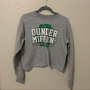 Dunder Mifflin Crop Sweatshirt